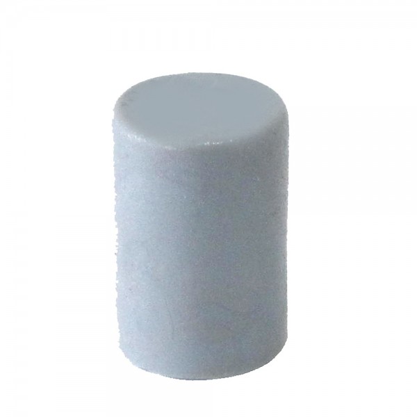 MARCADOR CILÍNDRICO PLÁSTICO - CINZA 10x10x15 mm