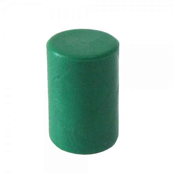 MARCADOR CILÍNDRICO PLÁSTICO - VERDE 10x10x15 mm