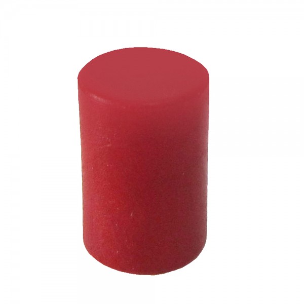 MARCADOR CILÍNDRICO PLÁSTICO - VERMELHO 10x10x15 mm