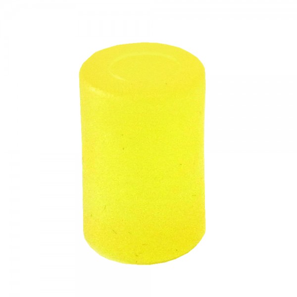 MARCADOR CILÍNDRICO PLÁSTICO TRANSPARENTE - AMARELO 10x15 mm