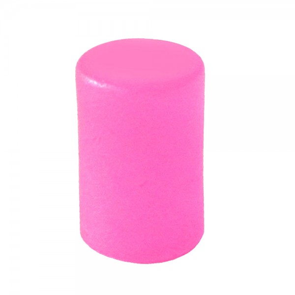 MARCADOR CILÍNDRICO PLÁSTICO TRANSPARENTE - ROSA 10x15 mm