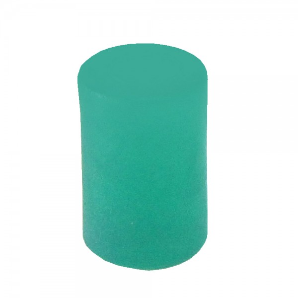 MARCADOR CILÍNDRICO PLÁSTICO TRANSLÚCIDO - VERDE 10x15 mm
