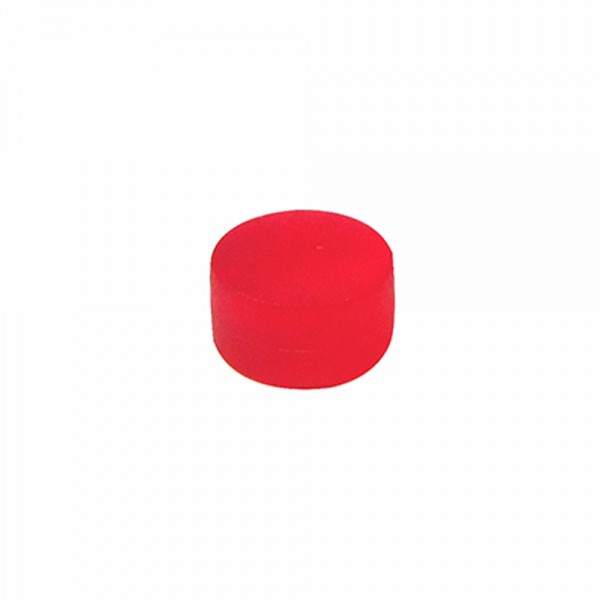 MARCADOR PINGO PLÁSTICO TRANSLÚCIDO - VERMELHO 10x10x6 mm