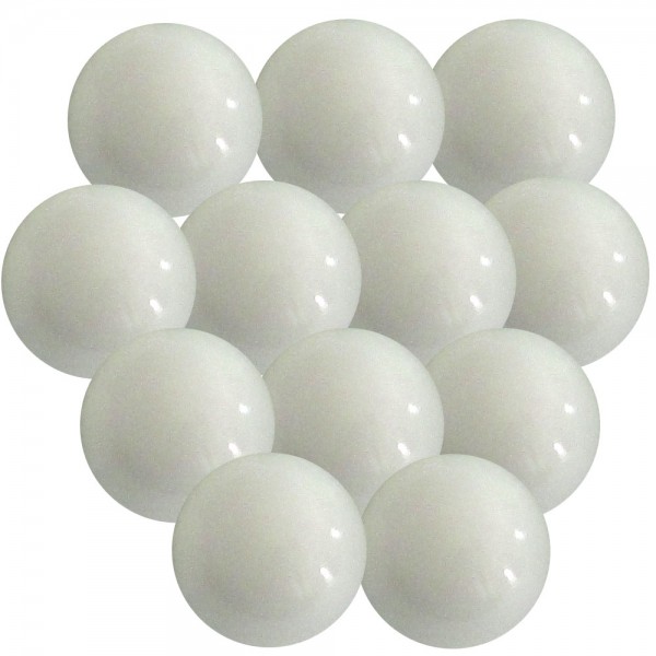 BOLA DE GUDE 25 mm BRANCA - EMBALAGEM c/ 12 UNID.