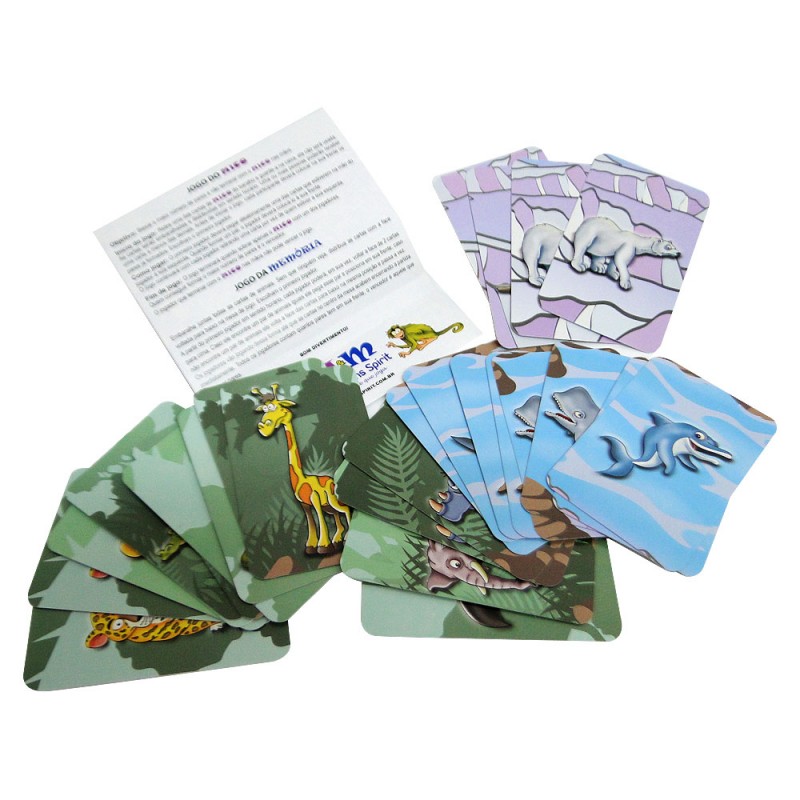 Jogo do Mico Com Jogo da Memória, Coluna, 55 Cartas, Multicor