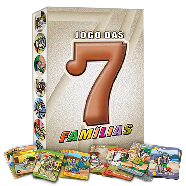 JOGO DAS SETE FAMÍLIAS - CARTAS