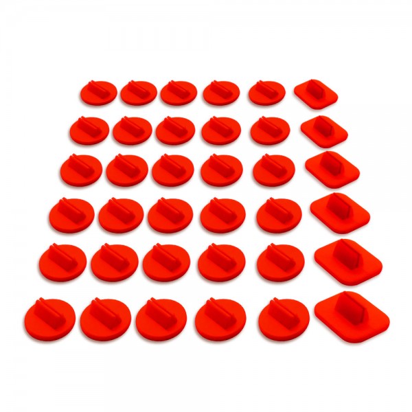 KIT CARD STAND PARA MINIATURAS - VERMELHO