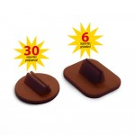 KIT CARD STAND PARA MINIATURAS - MARROM